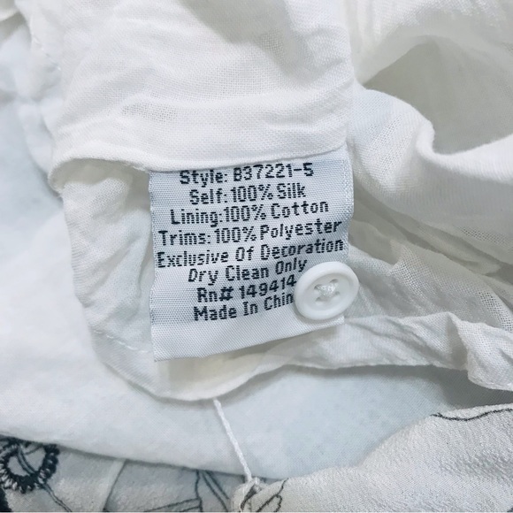 ⭐️🌟 Biya by Johnny Was Beautifully Embroidered Tunic Dress Sz M - Picture 9 of 12